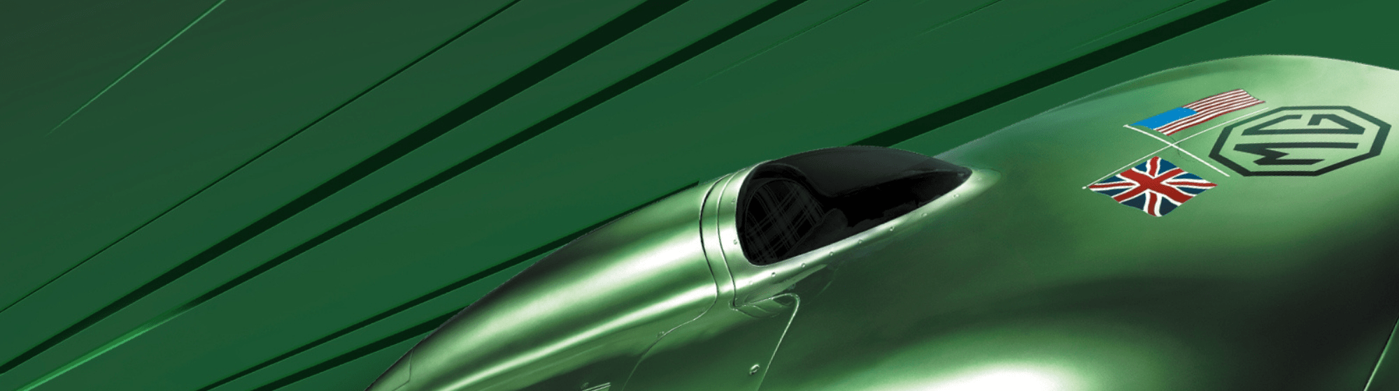 Voiture MG EX-181, véhicule ornant l'affiche officielle de Rétromobile 2024