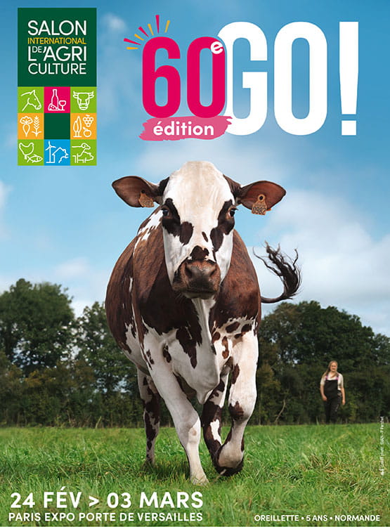 Logo officiel du 60 ème anniversaire du Salon International de l'Agriculture