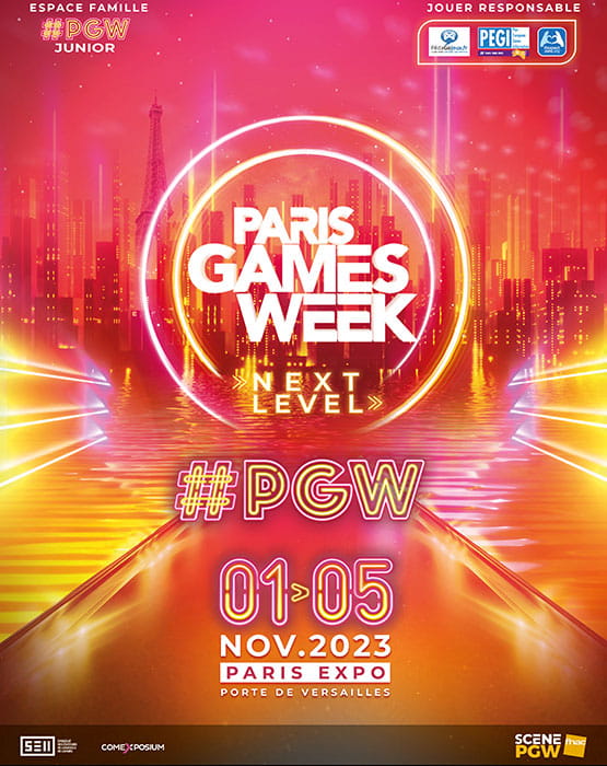 Affiche de la Paris Games Week 2023