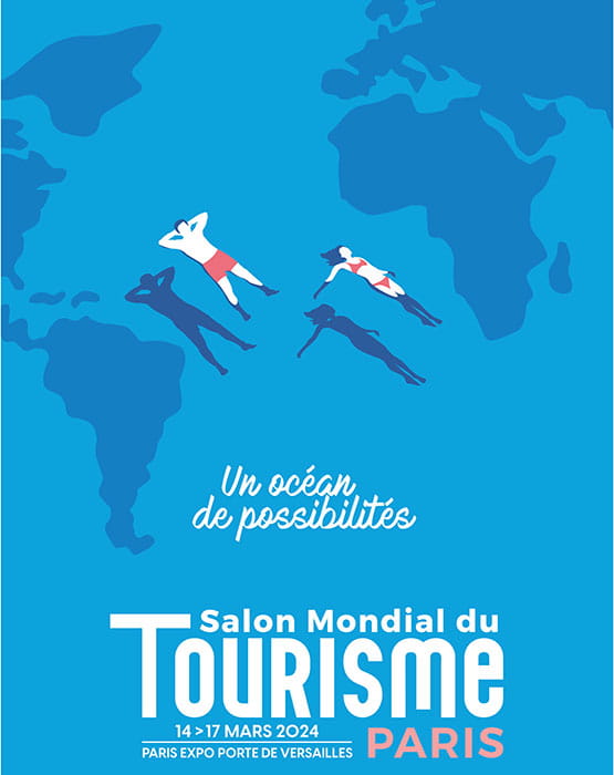 Affiche Salon Mondial du Tourisme Paris 2024